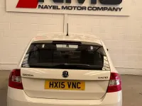 Begagnad Skoda Rapid 2015 Vit Halvkombi