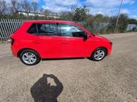 Used Skoda Fabia SE 75 HP (55 kW) 2019 Red Hatchback