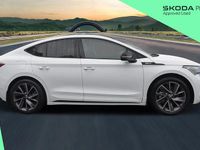 Used Skoda Enyaq iV SportlinePlus 210 kW (286 HP) 2024 Moon white metallic SUV