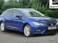 Used Seat Leon SE Dynamic 131 HP (96 kW) 2019 Blue Estate