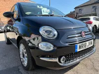 Used Fiat 500 Lounge 69 HP (50 kW) 2018 Black Hatchback