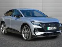 Used Audi Q4 Sportback e-tron Black Edition 207 kW (282 HP) 2026 Floret silver SUV