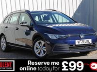 Used VW Golf VIII Life 128 HP (94 kW) 2021 Blue Estate