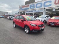 Used Vauxhall Crossland X 81 HP (59 kW) 2018 Red SUV