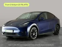 Used Tesla Model Y Long Range AWD 378 kW (514 HP) 2023 Blue SUV
