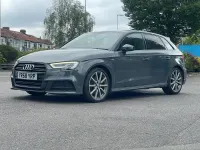 Used Audi A3 Sportback Black Edition 150 HP (110 kW) 2018 Grey Hatchback