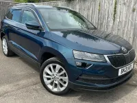 Used Skoda Karoq SE L 150 HP (110 kW) 2021 Blue SUV