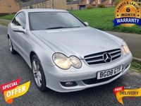 Used Mercedes CLK220 Avantgarde 150 HP (110 kW) 2008 Silver Coupe