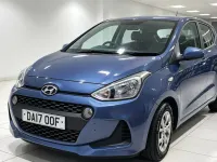 Used Hyundai i10 SE 67 HP (49 kW) 2017 Blue Hatchback