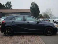 Used Mercedes A180 AMG line 109 HP (80 kW) 2017 Blue Hatchback