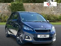 Used Peugeot 108 Allure 82 HP (60 kW) 2017 Blue Hatchback
