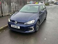 Used VW Golf VII GTE 204 HP (150 kW) 2018 Blue Hatchback