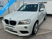 Used BMW X3 M Sport 184 HP (135 kW) 2014 White SUV