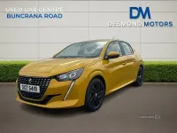 Used Peugeot 208 Active 75 HP (55 kW) 2020 Yellow Hatchback