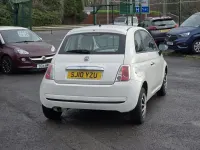 Used Fiat 500 Pop 69 HP (50 kW) 2010 White Hatchback