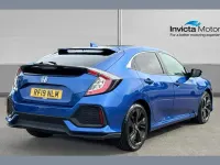 Used Honda Civic EX 127 HP (93 kW) 2019 Brilliant sporty blue metallic Hatchback