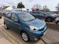 Begagnad Nissan Micra Acenta 2014 Blå Halvkombi
