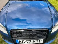 Used Audi A4 S-Line 2007 Blue Sedan