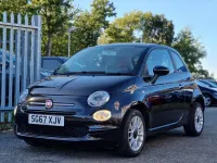 Used Fiat 500 Pop Star 69 HP (50 kW) 2017 Black Hatchback