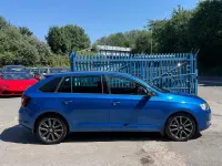 Used Skoda Rapid Sport 115 HP (84 kW) 2016 Blue Hatchback