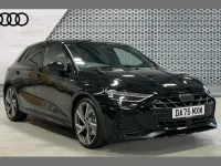 New Audi A3 Black Edition 147 HP (108 kW) 2025 Black Hatchback