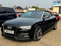 Used Audi A5 Cabriolet S-Line 210 HP (154 kW) 2013 Black Cabriolet
