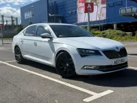 Used Skoda Superb 190 HP (139 kW) 2017 White Hatchback