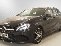 Begagnad Mercedes A200 AMG line 2016 Svart Halvkombi