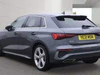 Used Audi A3 S-Line 110 HP (80 kW) 2021 Grey Sedan