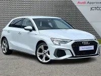 Used Audi A3 S-Line 147 HP (108 kW) 2023 White Sedan