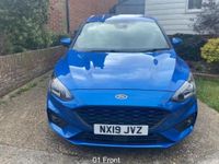 Used Ford Focus ST-Line 125 HP (91 kW) 2019 Blue Hatchback