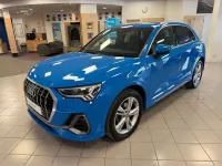 Begagnad Audi Q3 S-Line 150 HK (110 kW) 2019 Blå SUV