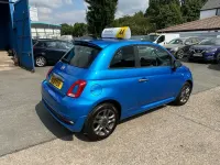 Used Fiat 500 S 69 HP (50 kW) 2019 Blue Hatchback