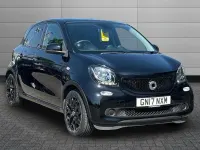 Used Smart ForFour Premium 89 HP (65 kW) 2017 Black Hatchback