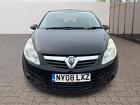Used Vauxhall Corsa 59 HP (43 kW) 2008 Black Hatchback