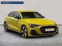 Used Audi A3 Sportback Black Edition 150 HP (110 kW) 2025 Yellow Hatchback