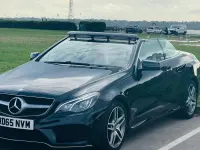 Begagnad Mercedes E220 AMG line 2016 Svart Cab