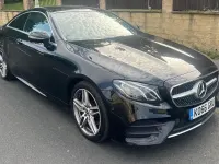 Used Mercedes E220 AMG line 2017 Black Coupe