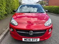 Used Vauxhall Adam S 70 HP (51 kW) 2016 Red Hatchback