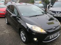 Used Ford Fiesta Zetec 82 HP (60 kW) 2012 Black Hatchback