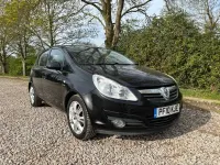 Gebraucht Vauxhall Corsa 99 PS (72 kW) 2010 Schwarz Kleinwagen