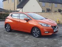 Usado Nissan Micra Acenta 90 HP (66 kW) 2018 Laranja Citadino