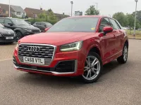 Used Audi Q2 S-Line 116 HP (85 kW) 2018 Red SUV