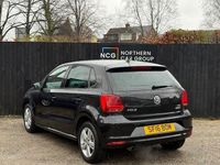 Used VW Polo Match 90 HP (66 kW) 2016 Black Hatchback