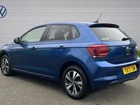 Used VW Polo Match 95 HP (69 kW) 2021 Blue Hatchback