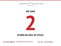 Used MG MG3 2015 Black Hatchback