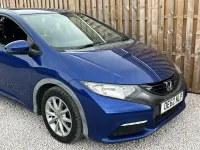 Used Honda Civic SE 2013 Blue Hatchback