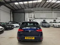 Used VW Golf VII S 125 HP (91 kW) 2018 Blue Hatchback