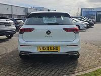 Used VW Golf VIII Style 130 HP (95 kW) 2020 White Hatchback