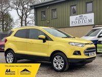 Used Ford Ecosport Zetec 112 HP (82 kW) 2017 Yellow SUV